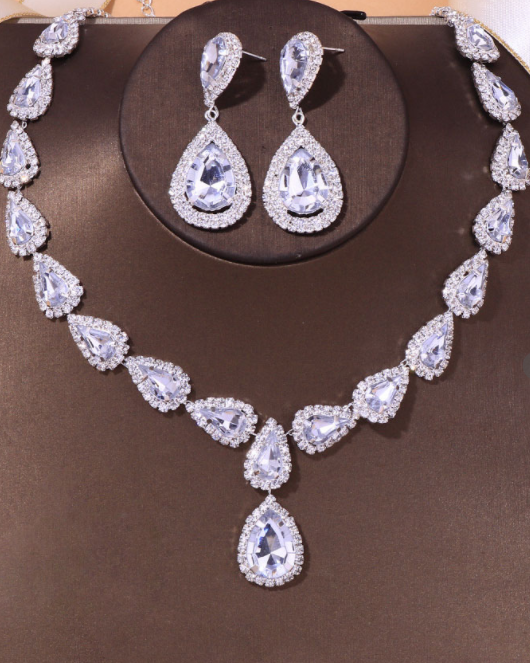 Meg Silver Jewelry set